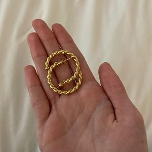 Women’s Gold Earrings medium sized hoops